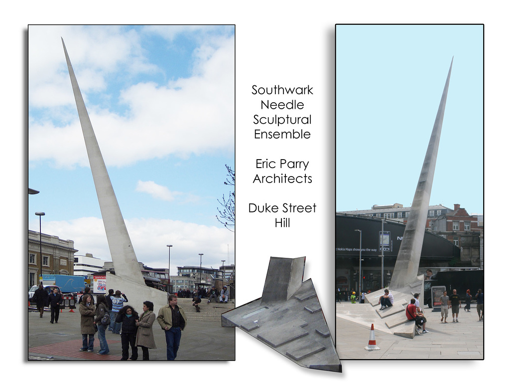 The Southwark Needle, Sculptural Ensemble, Duke St. Hill, London Bridge