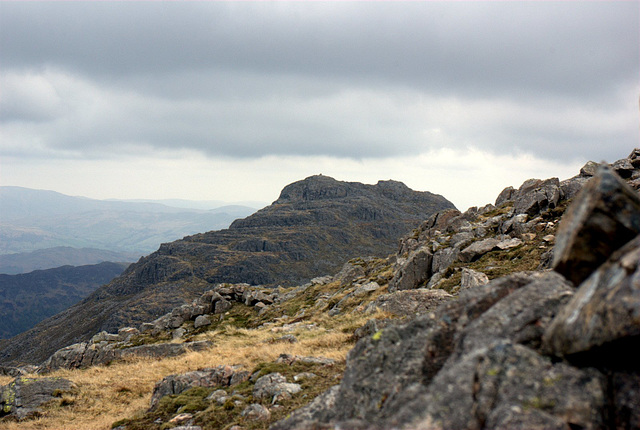 Pike O'Blisco from Crinkle Crags