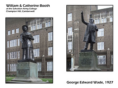 Wm & Catherine Booth - at the Salvation Army College - Camberwell - London