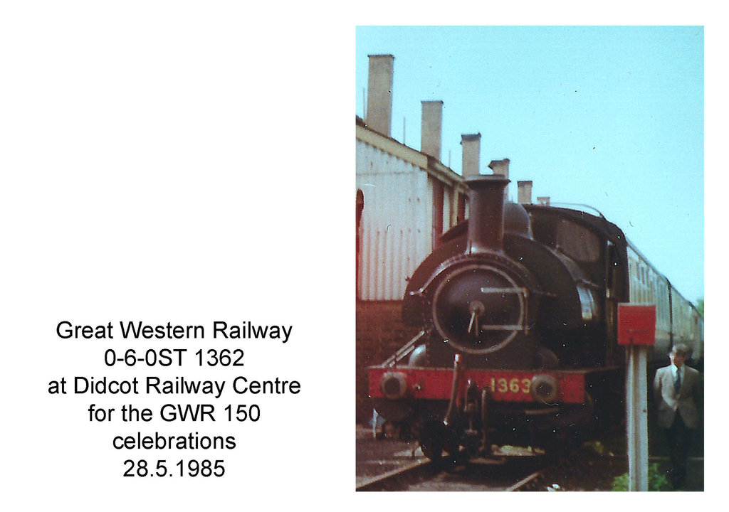 GWR 1362 Didcot - 28.5.1985