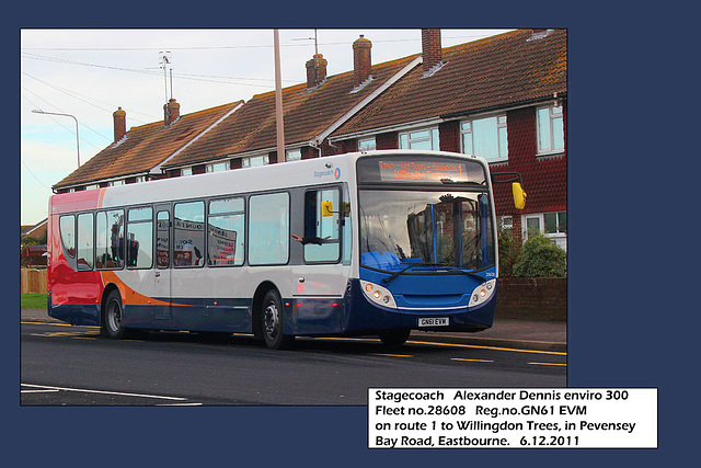 Stagecoach 28608 Eastbourne 6.12.2011