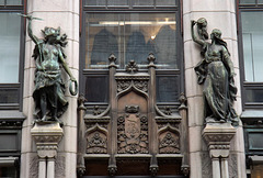 Architectural Detail on a Building in Helsinki, April 2013