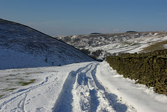 Track from Mossy Lea Farm