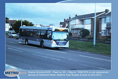 MetroBus 631 Seaford 29 4 2012