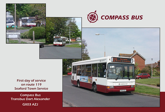 Compass Bus - GX03 AZJ - Seaford - 21.5.2012