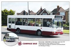 Compass Bus Dennis Dart - GX54 AWH - Seaford - 9.6.2012