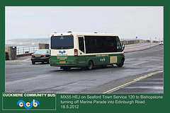 Cuckmere Community Bus MX55 HEJ - Seaford - 18.5.2012