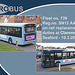 Metrobus 739 on rail replacement duties - Seaford - 10.3.2013