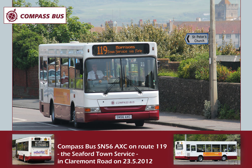 Compass Bus - Transbus Dart - SN56 AXC - Seaford - 23.5.2012