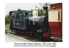 Isle of Man Steam Railway - 12 - Port Erin - 20.6.1983