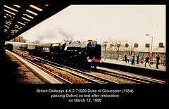 BR 4-6-2 71000 Oxford 12.3.1990