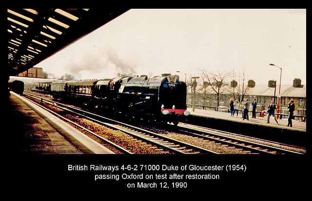 BR 4-6-2 71000 Oxford 12.3.1990