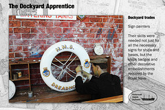 Dockyard Apprentice - sign painting - 28.8.2012
