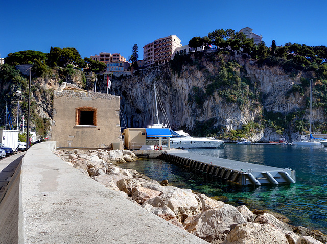 MONACO: Le port de Fontvieille.