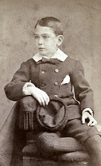 Boy With Poise and Russian Type Hat (What are those called?)