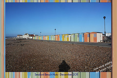 Seaford Beach huts -- 13.12.2011 --  don't ask!
