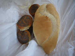 poppy buns and durum loaf