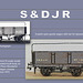 SDJR 5-plank open goods wagon with bar - no141 model & official photo