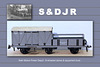 SDJR motive power department stores & equipment wagon from model photo