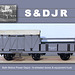 SDJR motive power department stores & equipment wagon from model photo
