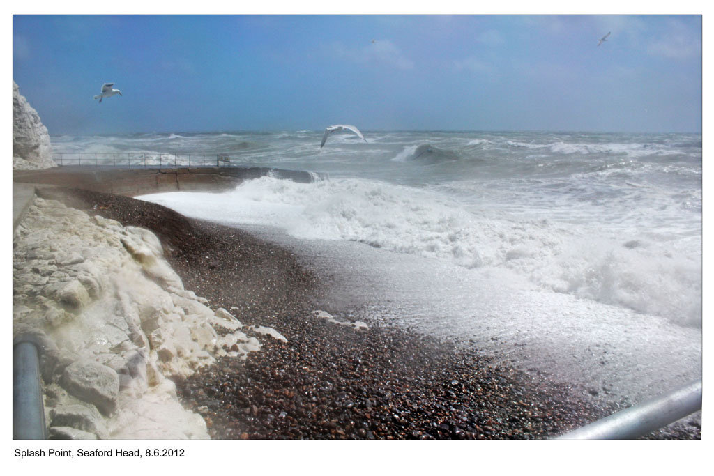 Splash point - Seaford Head - 8.6.2012