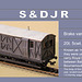 SDJR 6 wheeled Goods brake / Mail van 4mm/1ft model