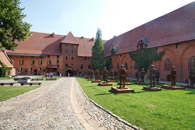 das Ordensschloss Marienburg