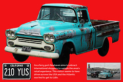 Chevrolet Apache pick-up - Newhaven - 16.2.2013