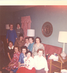 Ladies in their finery, Greenville, Illinois, about 1959