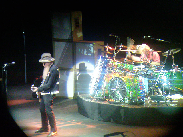 Amazing drum set ZZ Top