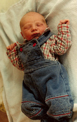 Colin, Dressed To Kill At 7 Hours Old