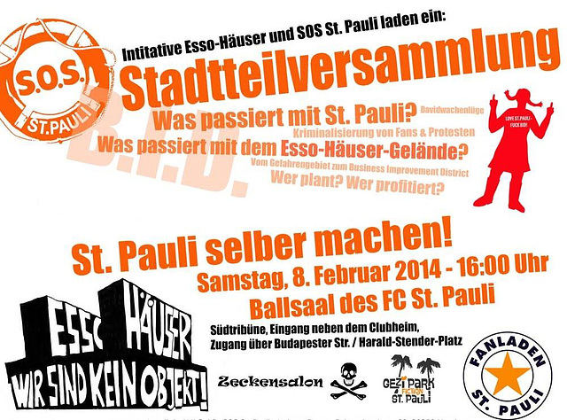 Stadtteilversammlung St. Pauli, 08. Februar 2014