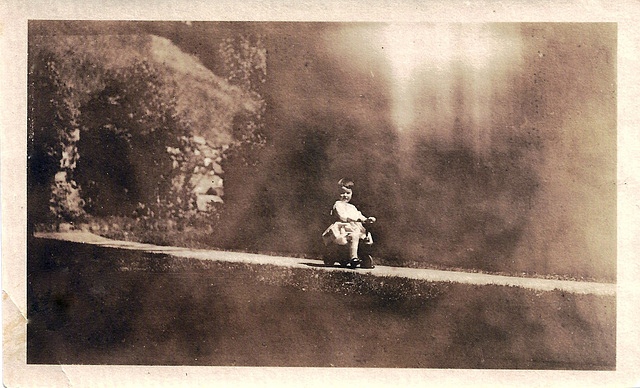 Little Joanne on Wall Street, Springfield, Vermont c1924