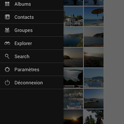 A screenshot of the ipernity for Android app (beta)
