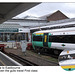 Gulls go First  - Southern Railway 377 468 - Eastbourne - 20.1.2012