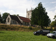Imber Church from the car park