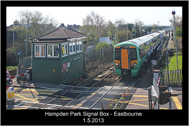 Hampden Park Signal Box - Eastbourne - 1.5.2013