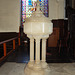 font, Saint John the Divine, Holme in Cliviger, Lancashire