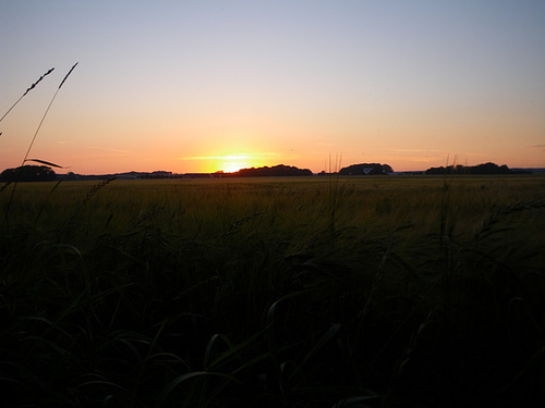 Sunset over Bornholm