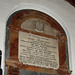 Memorial to Mary Charlotte Whitaker, Saint John the Divine, Holme in Cliviger, Lancashire