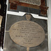 Memorial to William Whitaker, Saint John the Divine, Holme in Cliviger, Lancashire