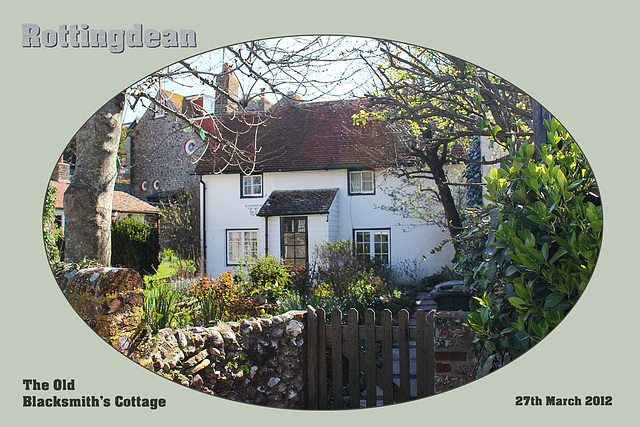 The Old Blacksmith's Cottage, Rottingdean - 27.3.2012