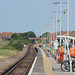 Seaford platform reinstatement looking along the platform - 18.7.2013