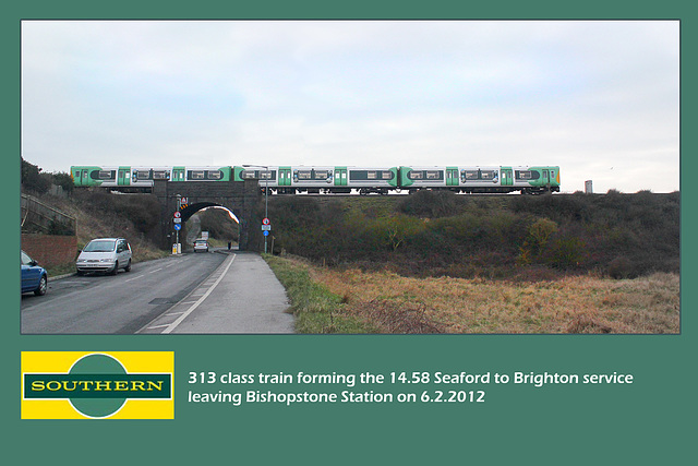 Southern 313 class Bishopstone 6 2 2012