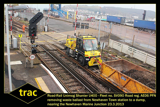 trac Unimog Shunter SV090 Newhaven 23 3 2013