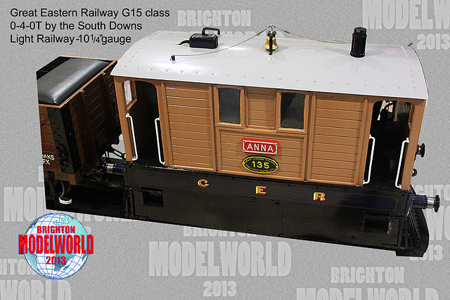Anna - GER class G15 from South Downs Light Railway - Brighton Modelworld - 22.2.2013