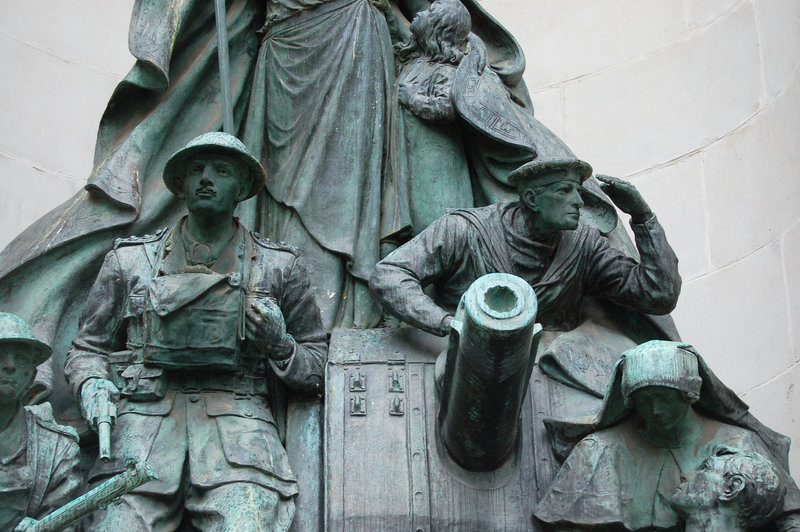 Liverpool News Room War Memorial, Exchange Flags, Liverpool, By Joseph Philips (1924)