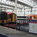 Waterloo station with Portsmouth & Southampton trains - 10.2.05
