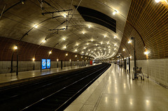 MONACO: La gare SNCF.