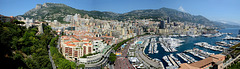 MONACO: Panoramique de la principauté 02.